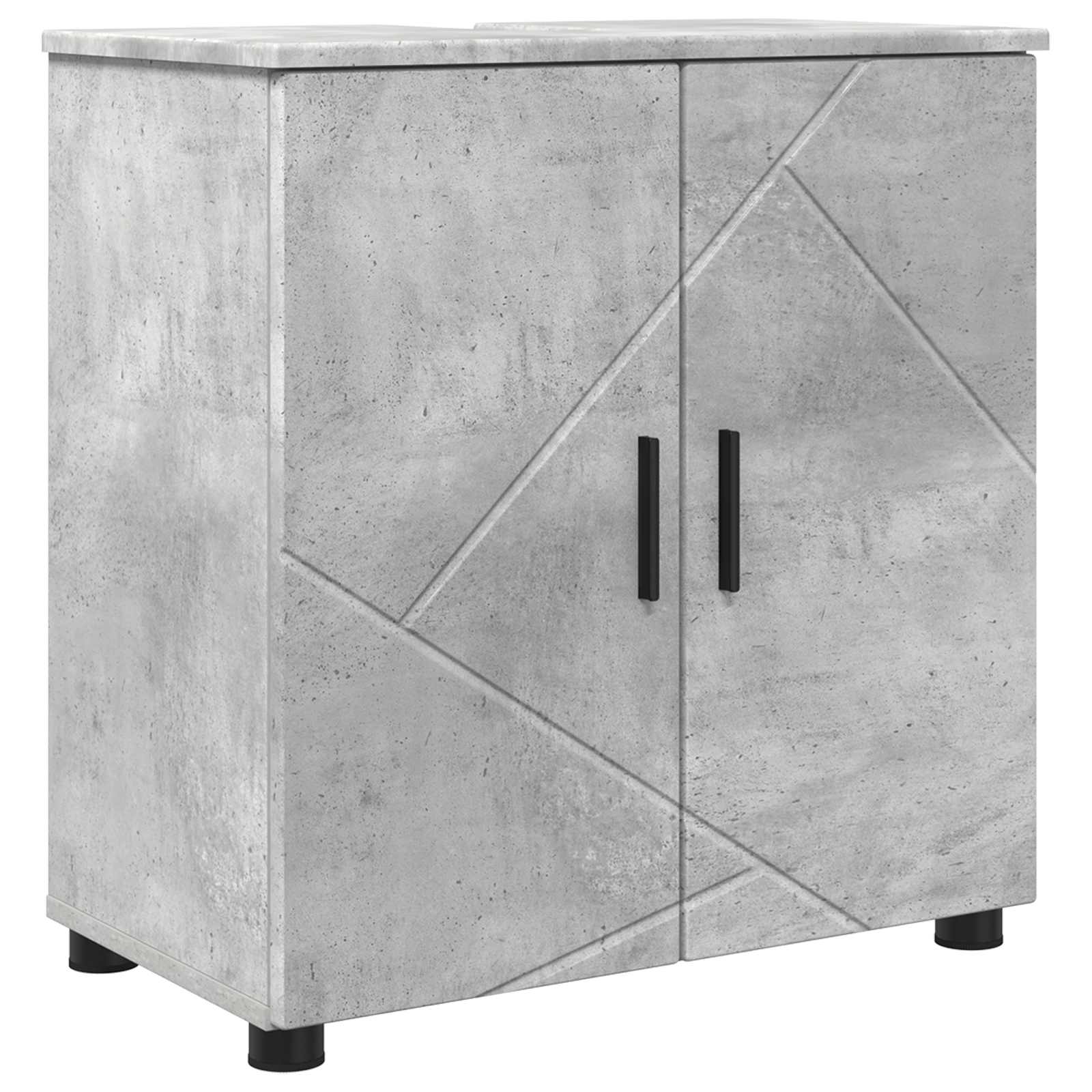 vidaXL Szafka Łazienkowa Betonowy szary 61 x 35 x 64 cm