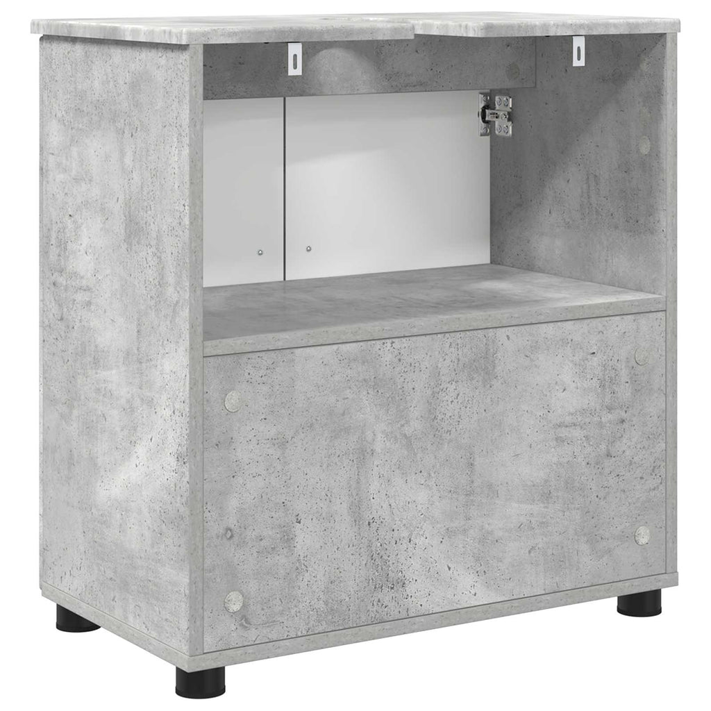 vidaXL Szafka Łazienkowa Betonowy szary 61 x 35 x 64 cm