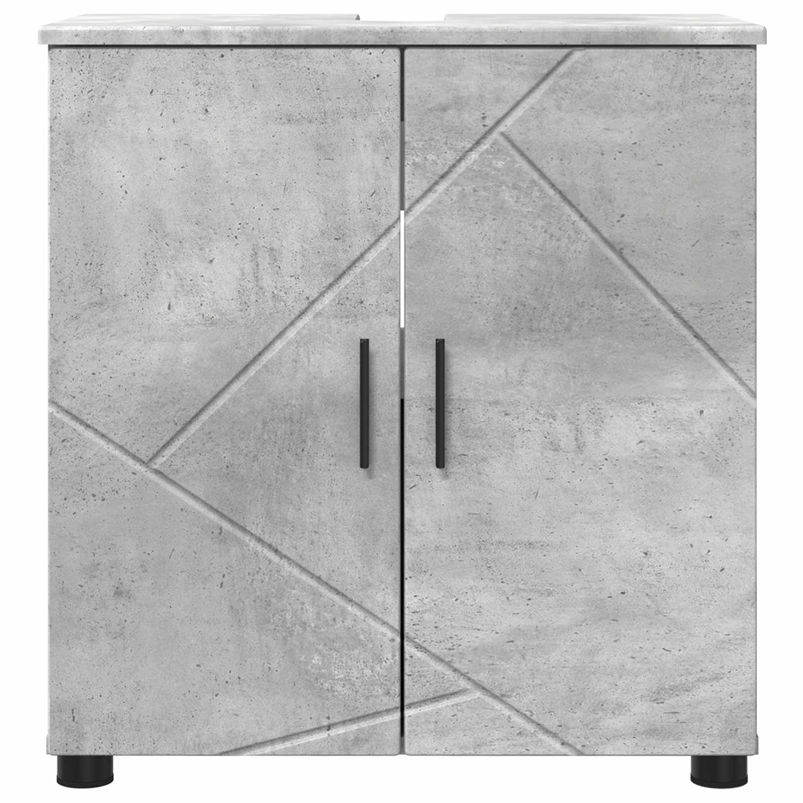 vidaXL Szafka Łazienkowa Betonowy szary 61 x 35 x 64 cm