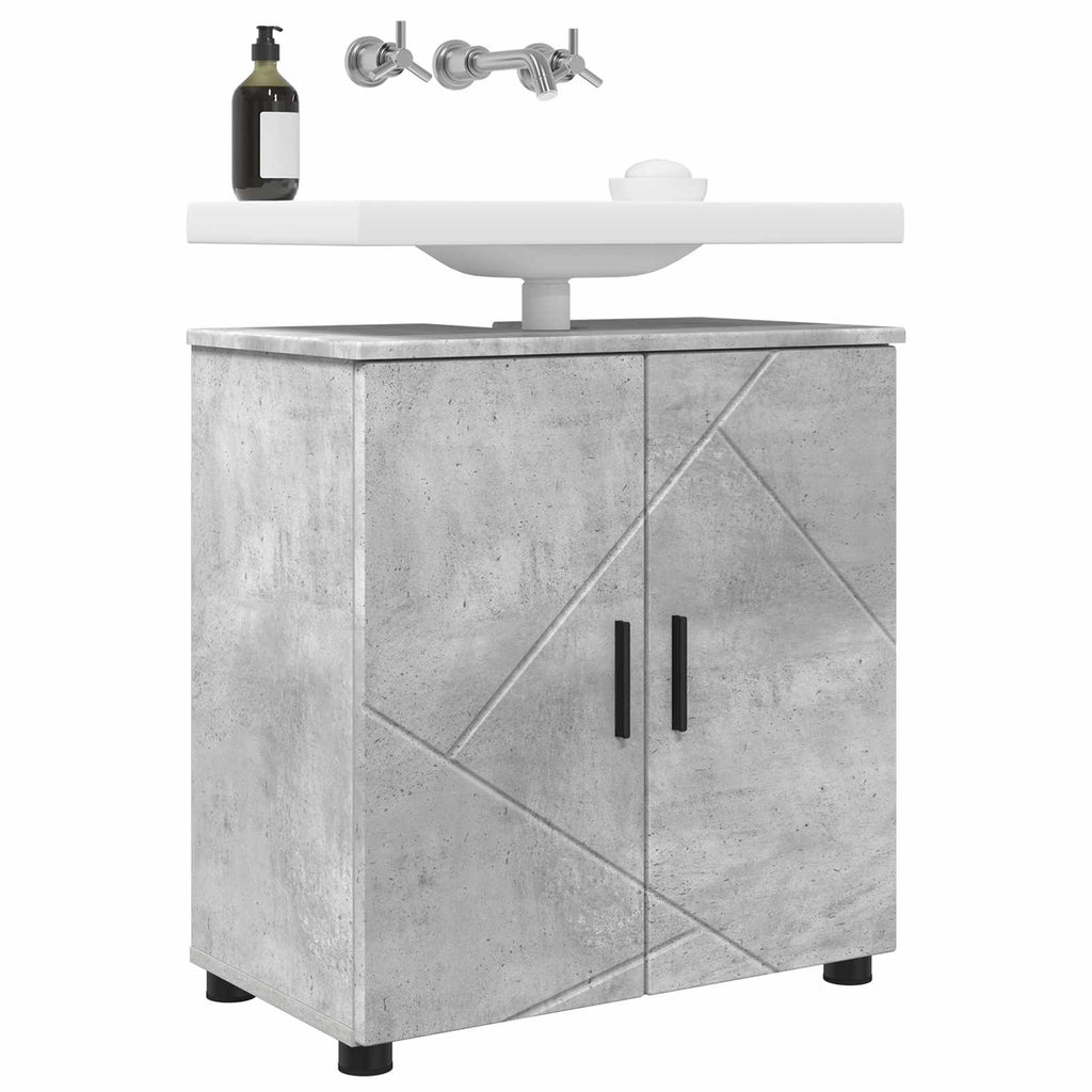 vidaXL Szafka Łazienkowa Betonowy szary 61 x 35 x 64 cm