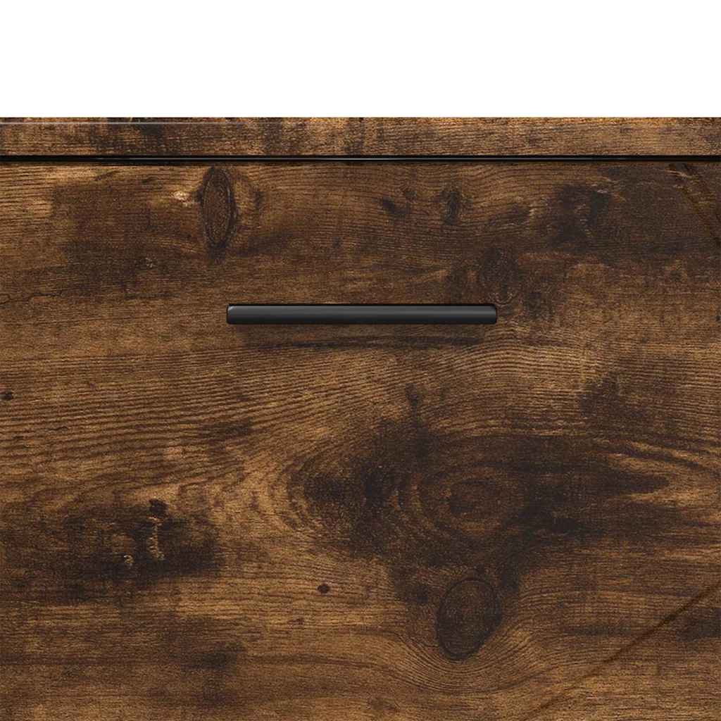 vidaXL Szafka Łazienkowa z szufladą Dąb wędzony 76,5 x 35 x 64 cm