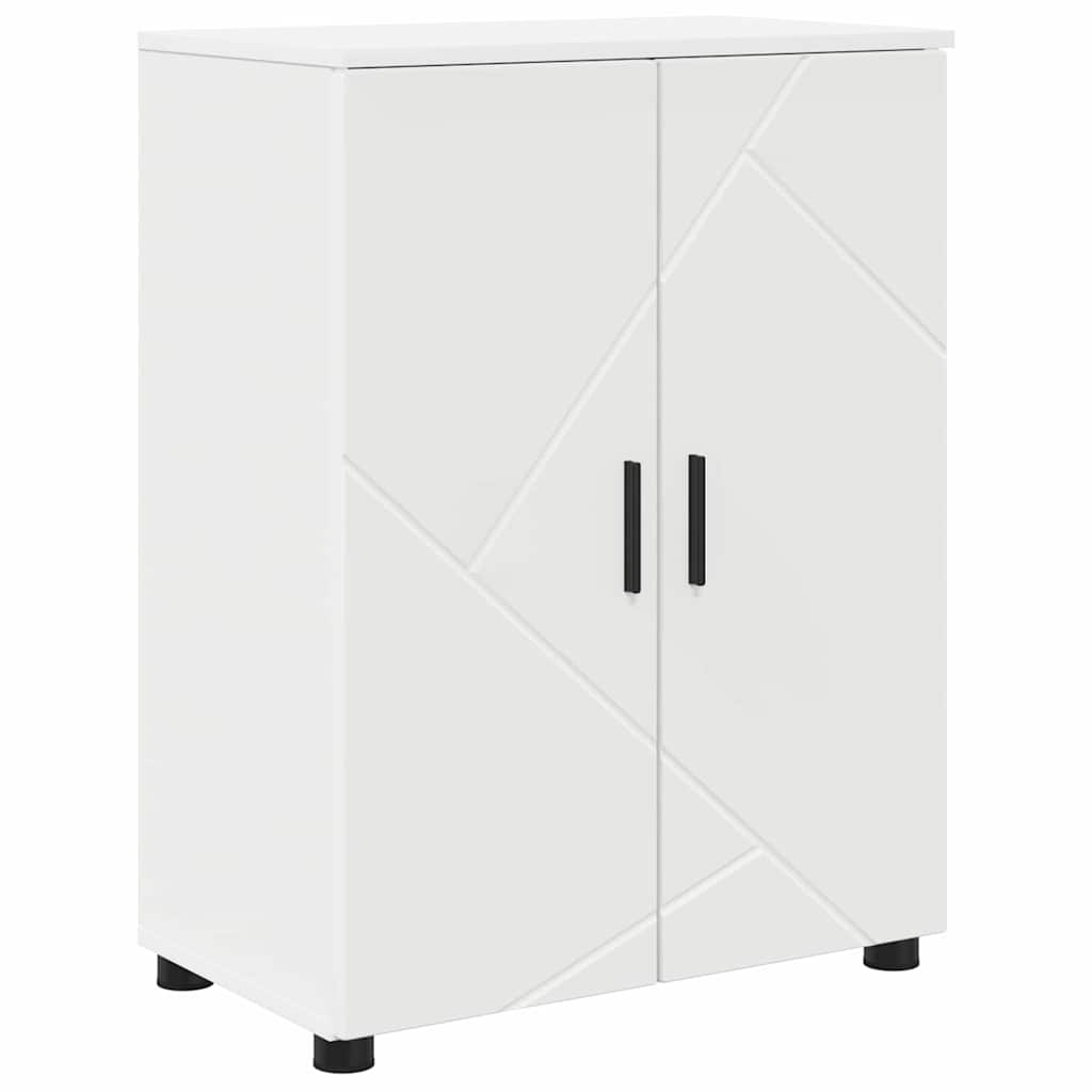 vidaXL Szafka Łazienkowa z przechowywaniem Biały 60 x 35 x 80 cm