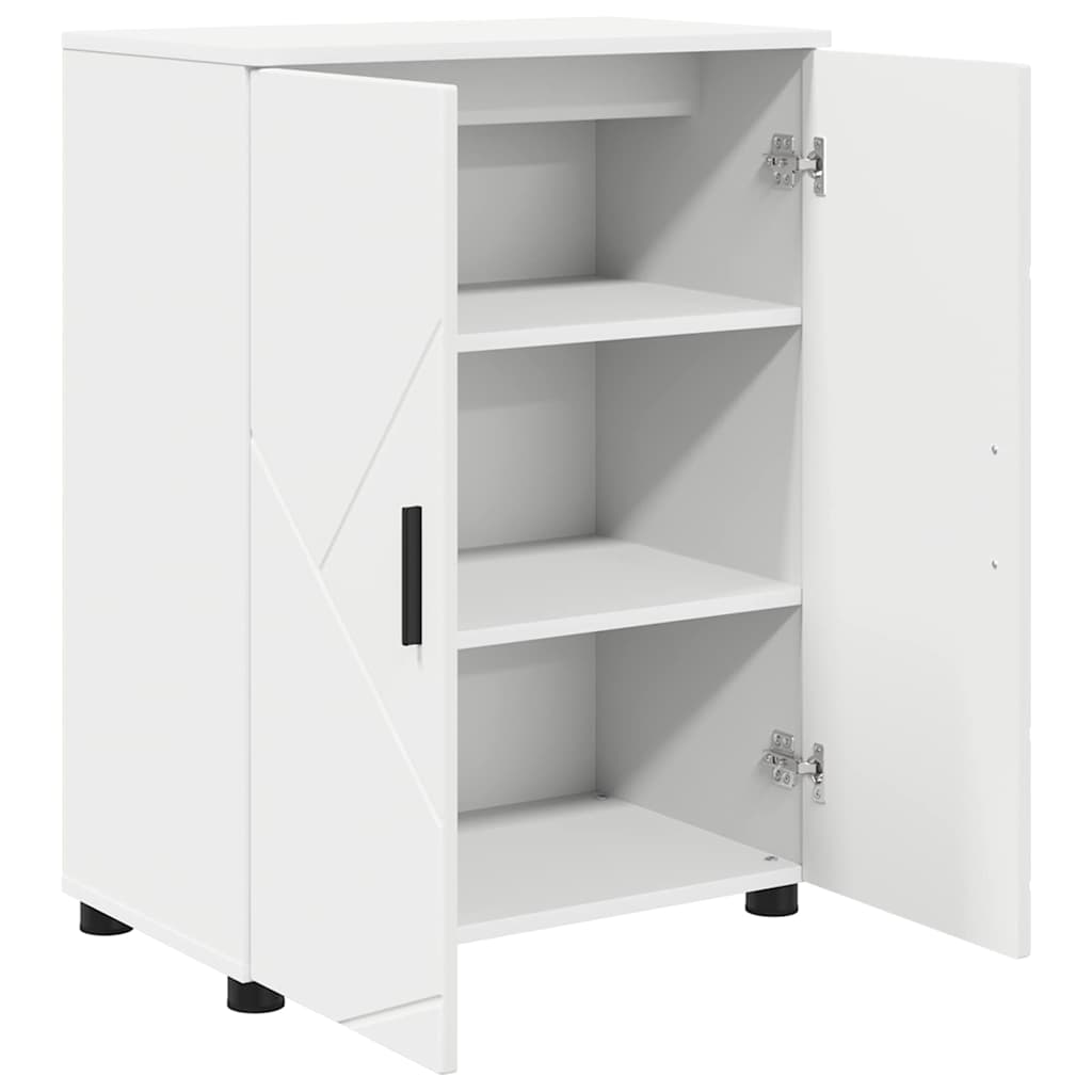 vidaXL Szafka Łazienkowa z przechowywaniem Biały 60 x 35 x 80 cm