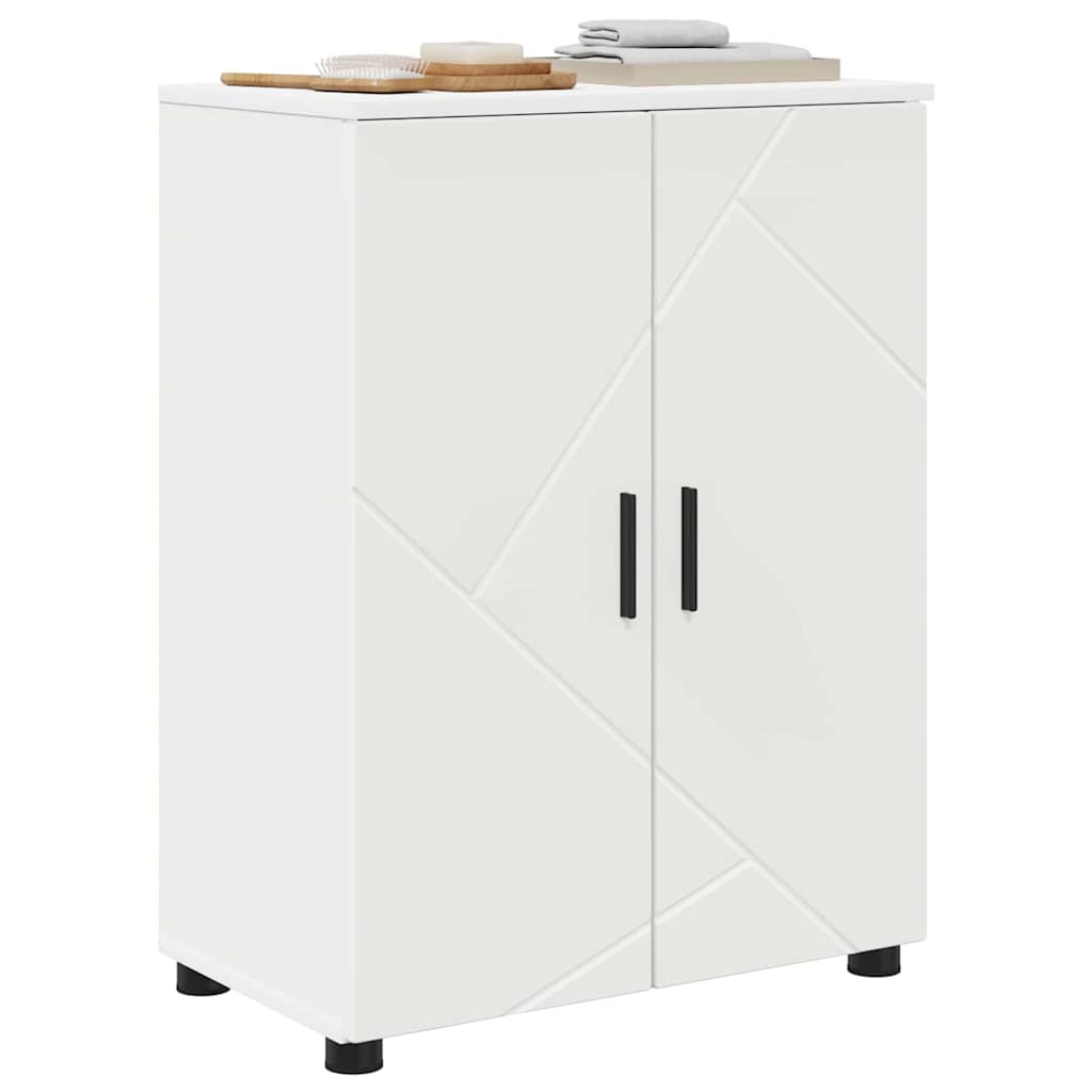 vidaXL Szafka Łazienkowa z przechowywaniem Biały 60 x 35 x 80 cm