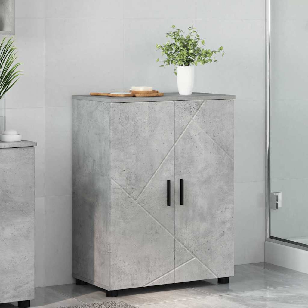 vidaXL Szafka Łazienkowa Betonowy szary 60 x 35 x 80 cm