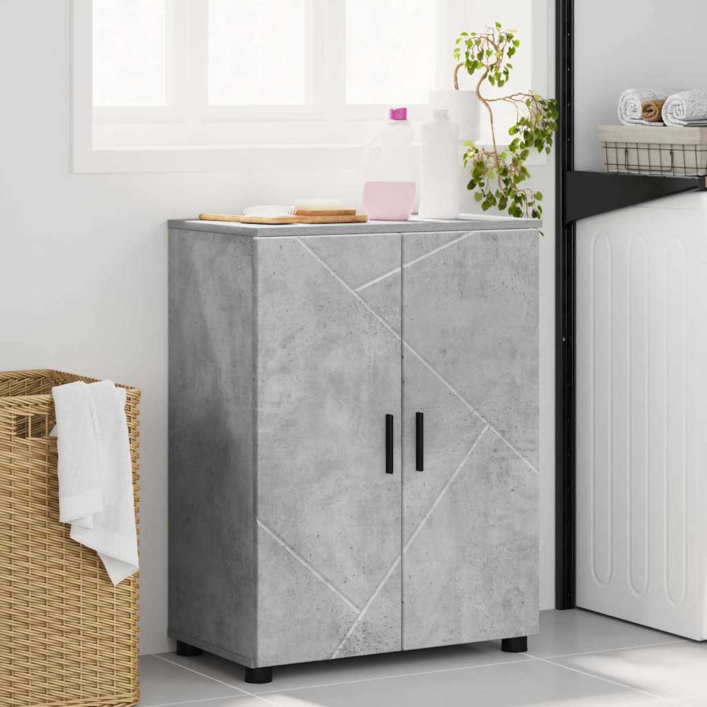 vidaXL Szafka Łazienkowa Betonowy szary 60 x 35 x 80 cm
