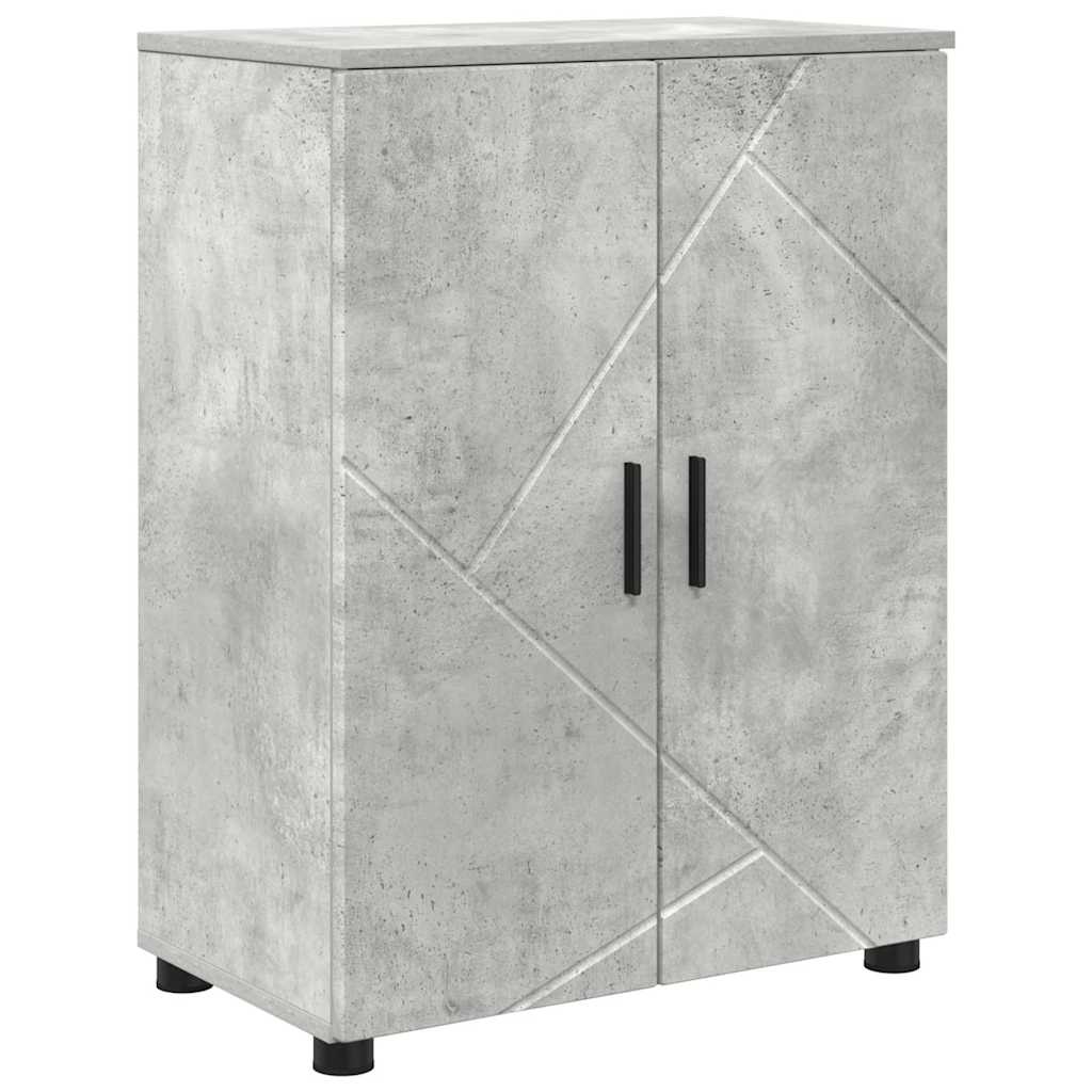 vidaXL Szafka Łazienkowa Betonowy szary 60 x 35 x 80 cm