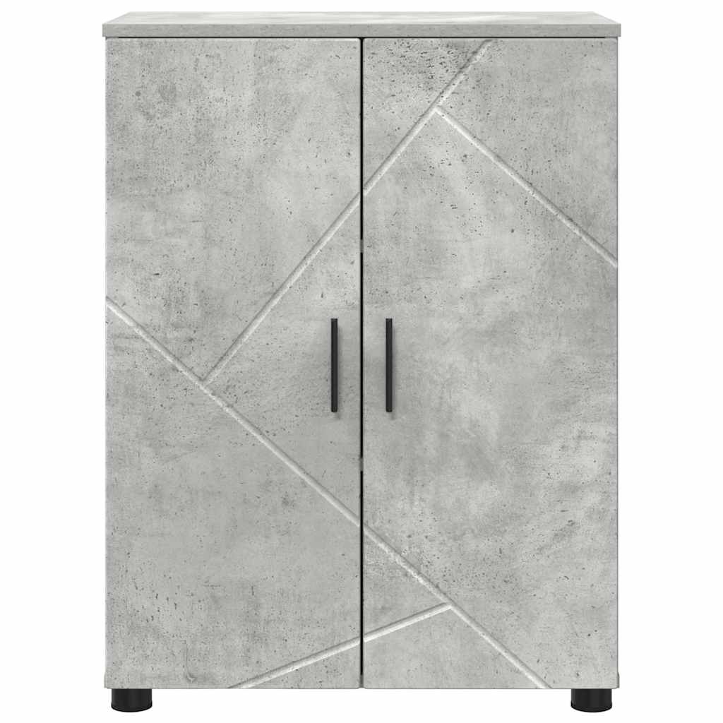 vidaXL Szafka Łazienkowa Betonowy szary 60 x 35 x 80 cm