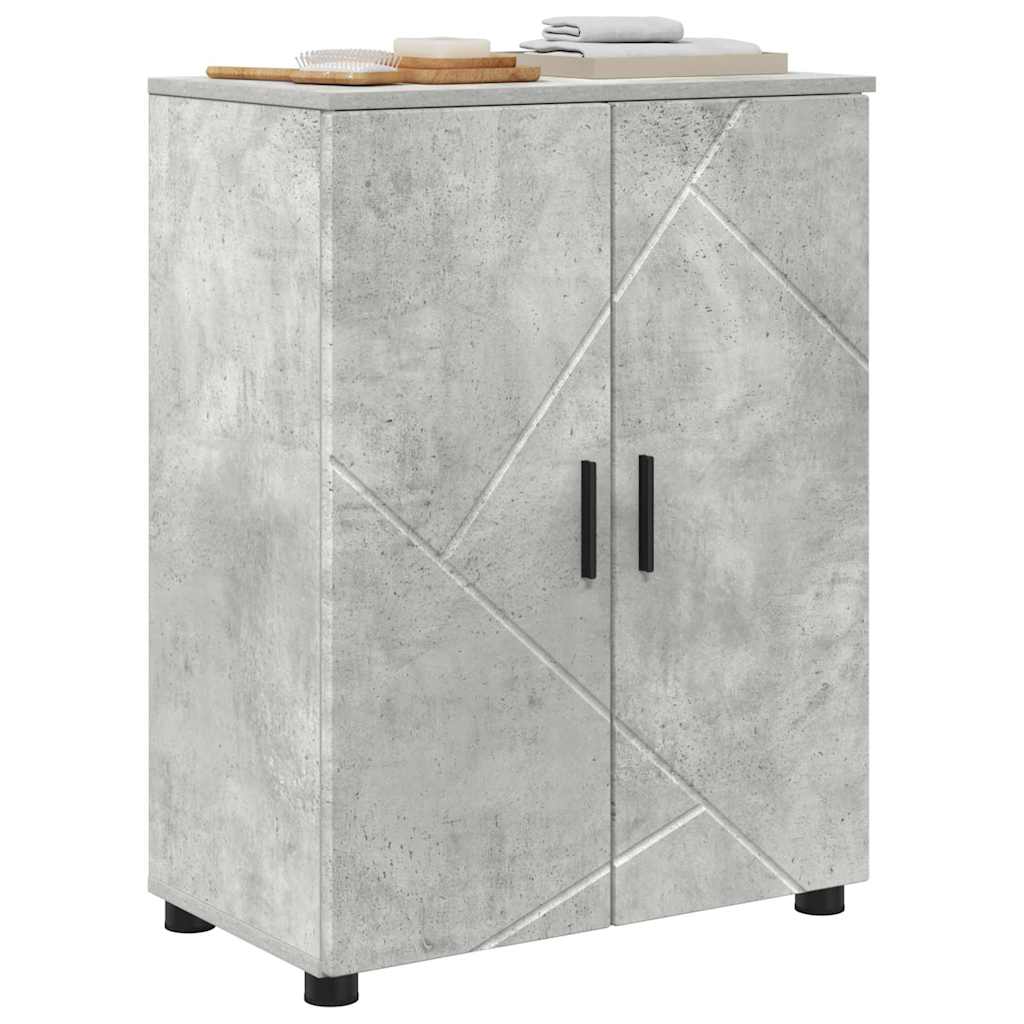 vidaXL Szafka Łazienkowa Betonowy szary 60 x 35 x 80 cm