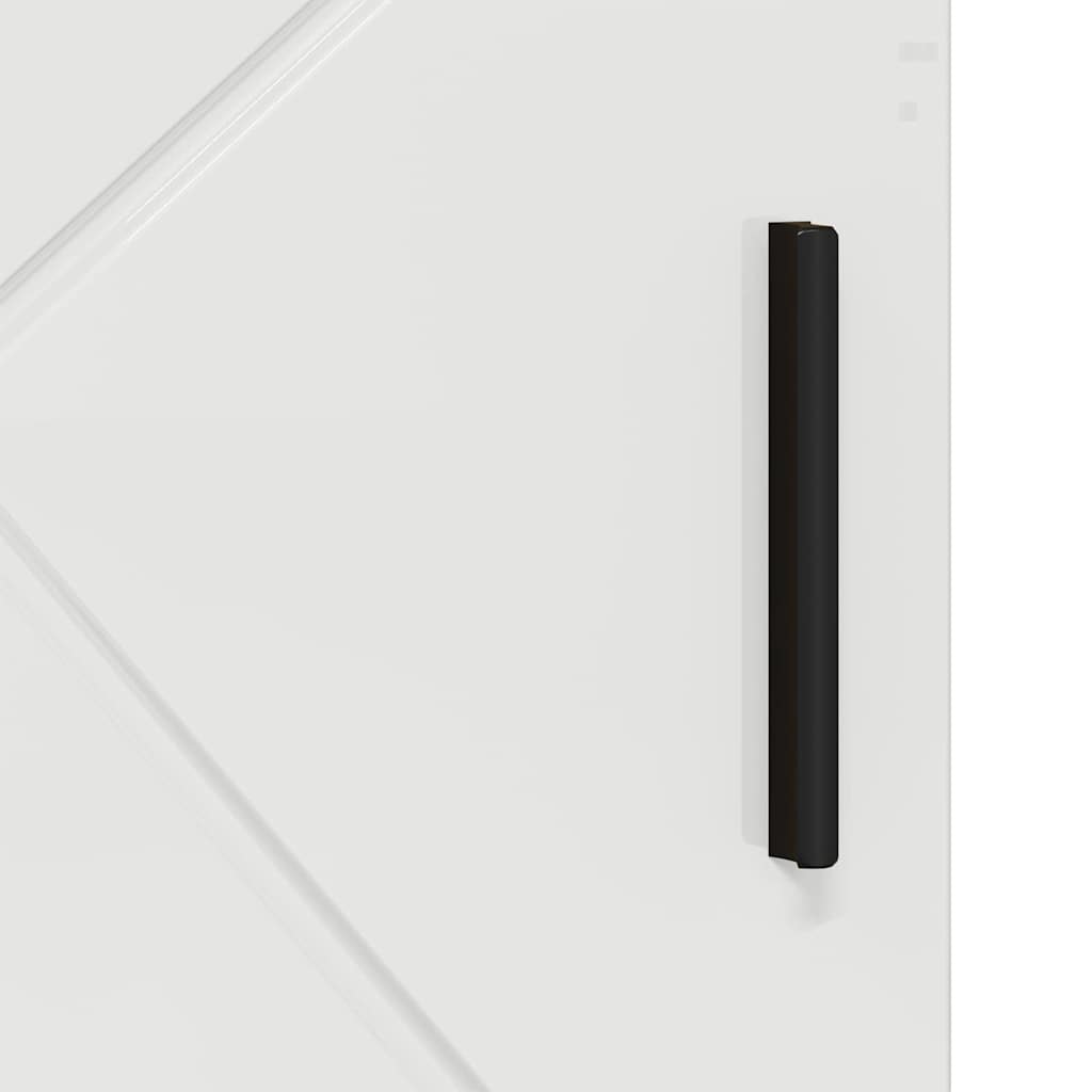 vidaXL Szafka Łazienkowa Wysoki połysk biały 60 x 35 x 80 cm