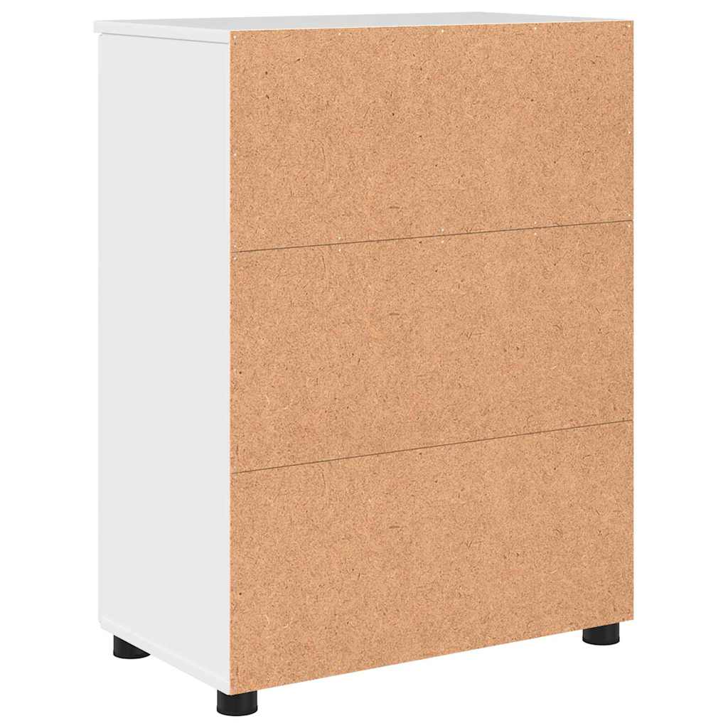 vidaXL Szafka Łazienkowa Wysoki połysk biały 60 x 35 x 80 cm