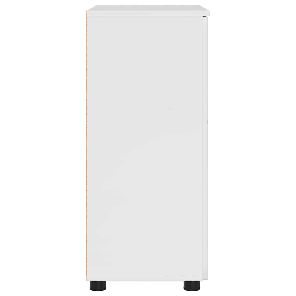 vidaXL Szafka Łazienkowa Wysoki połysk biały 60 x 35 x 80 cm