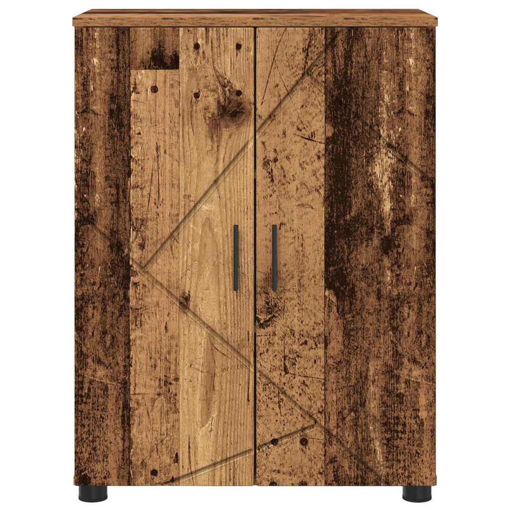vidaXL Szafka Łazienkowa Stare drewno 60 x 35 x 80 cm