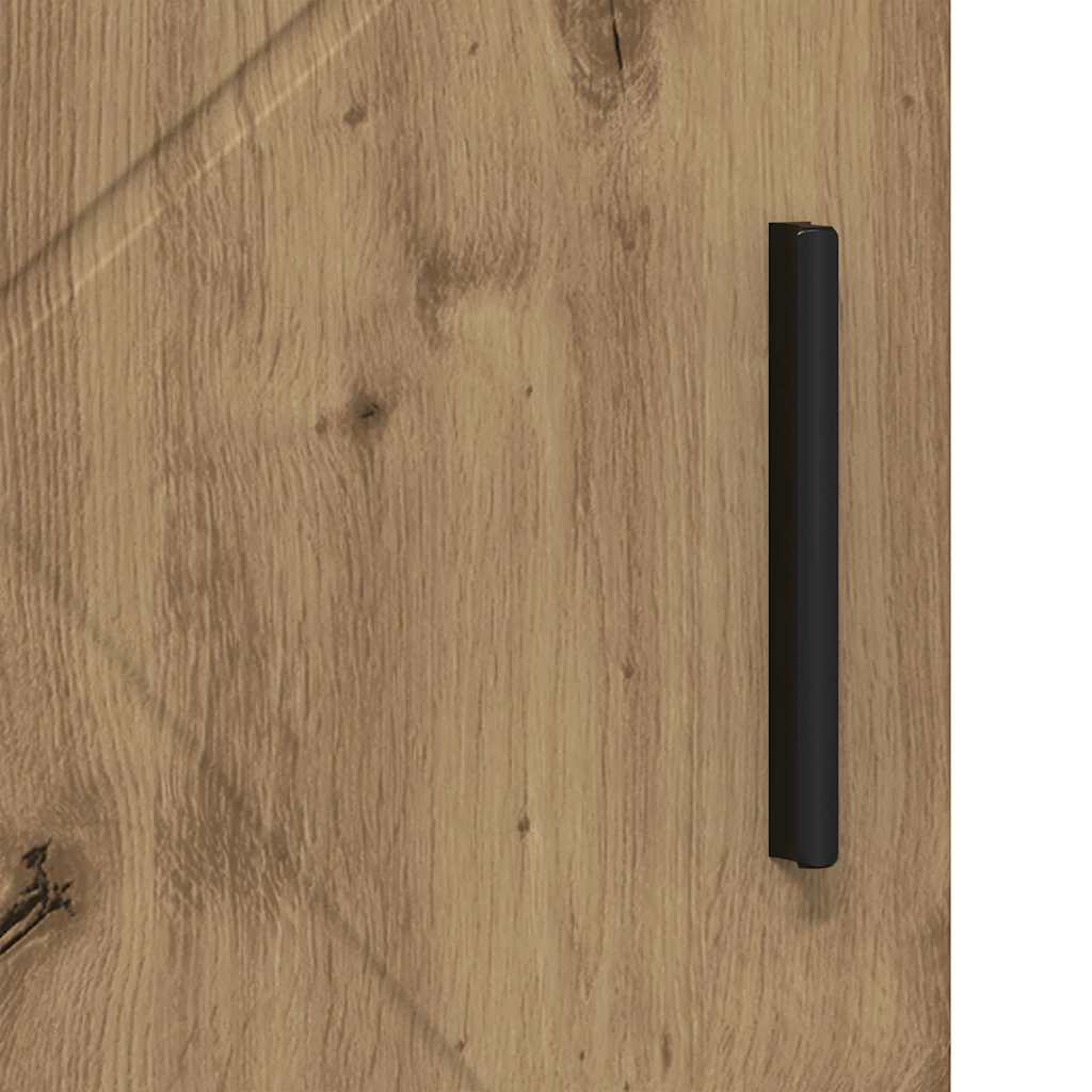 vidaXL Szafka Łazienkowa z drzwiami Dąb rzemieślniczy 60 x 35 x 80 cm