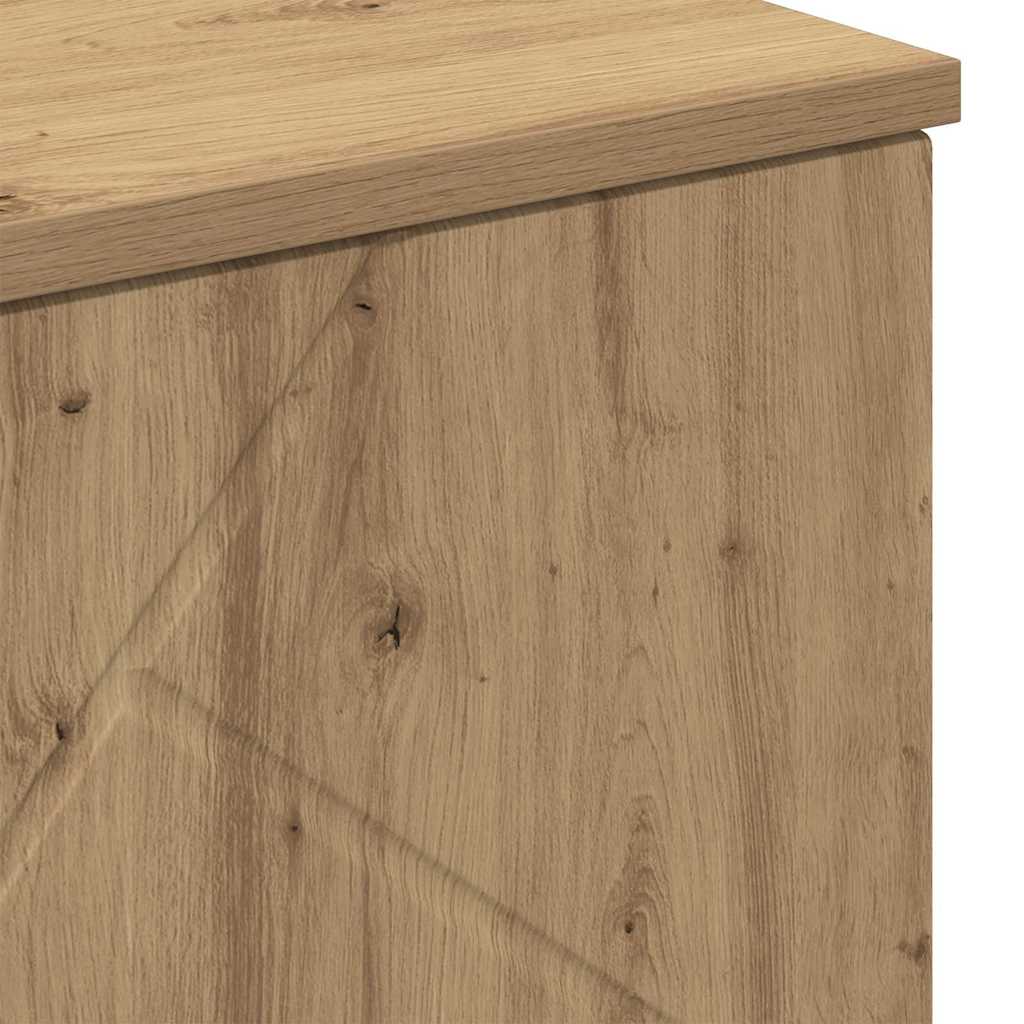 vidaXL Szafka Łazienkowa z drzwiami Dąb rzemieślniczy 60 x 35 x 80 cm