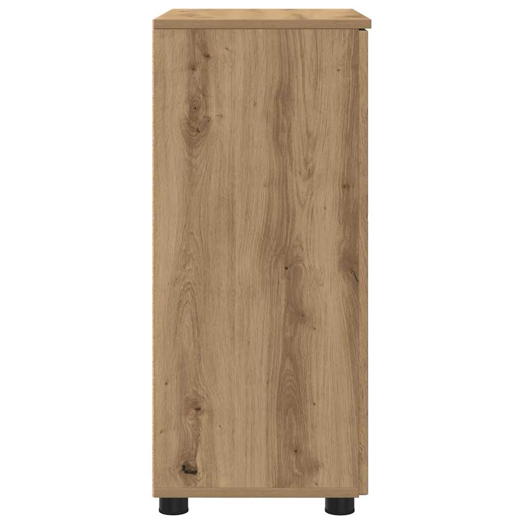 vidaXL Szafka Łazienkowa z drzwiami Dąb rzemieślniczy 60 x 35 x 80 cm