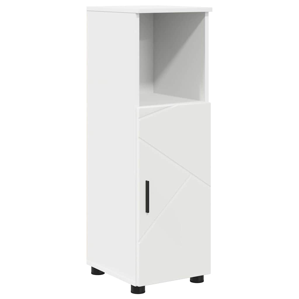 vidaXL Szafka Łazienkowa z przechowywaniem Biały 30 x 35 x 95 cm