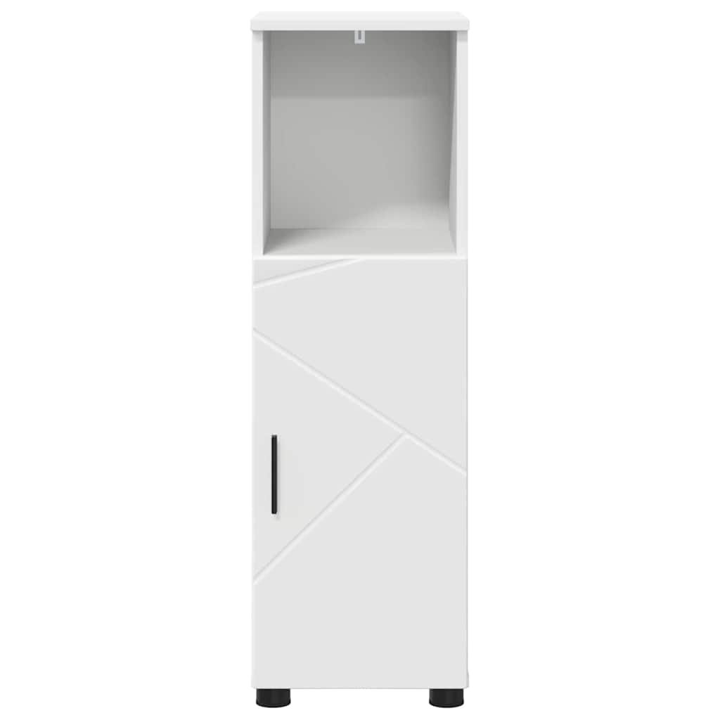vidaXL Szafka Łazienkowa z przechowywaniem Biały 30 x 35 x 95 cm