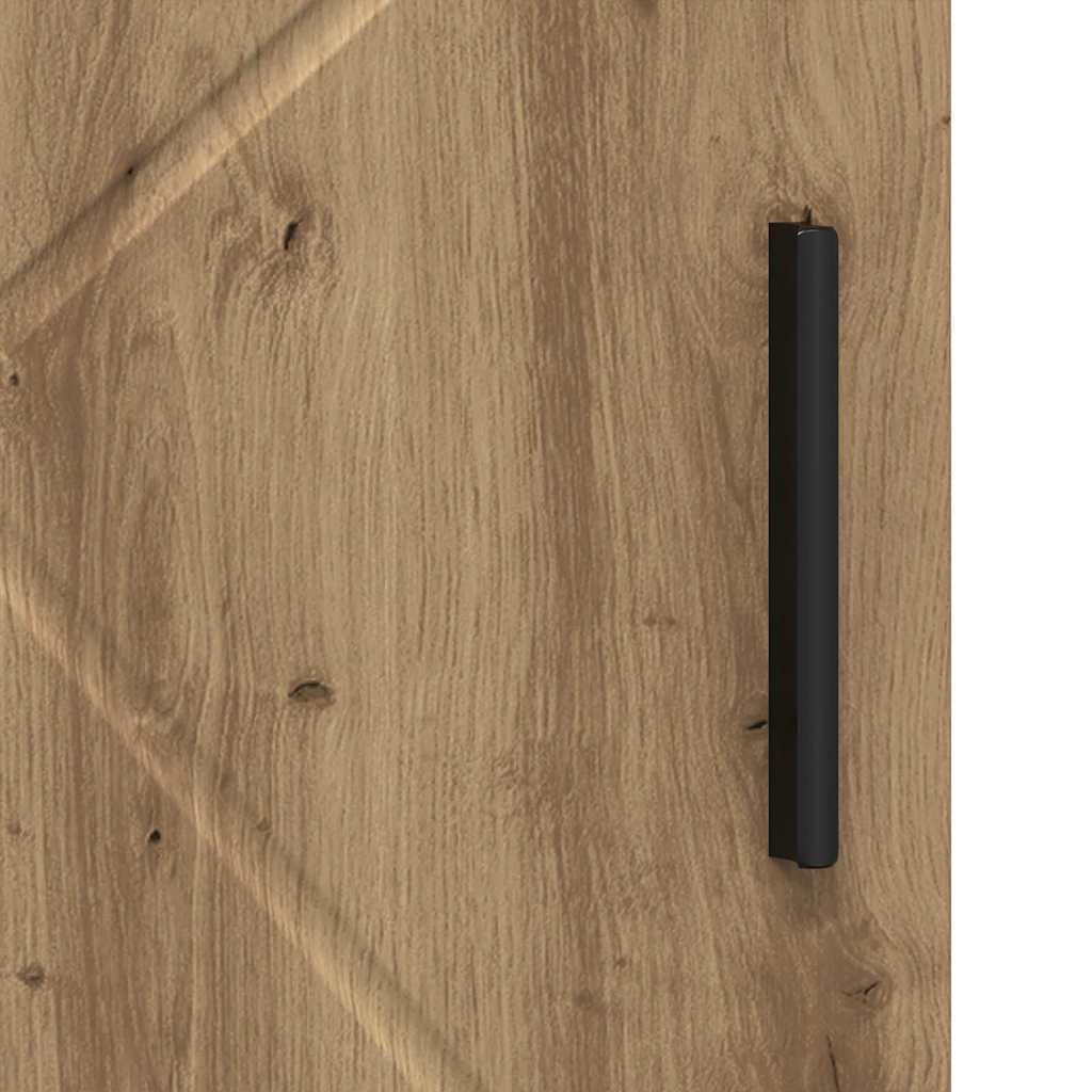 vidaXL Szafka Łazienkowa z drzwiami Dąb rzemieślniczy 30 x 35 x 95 cm