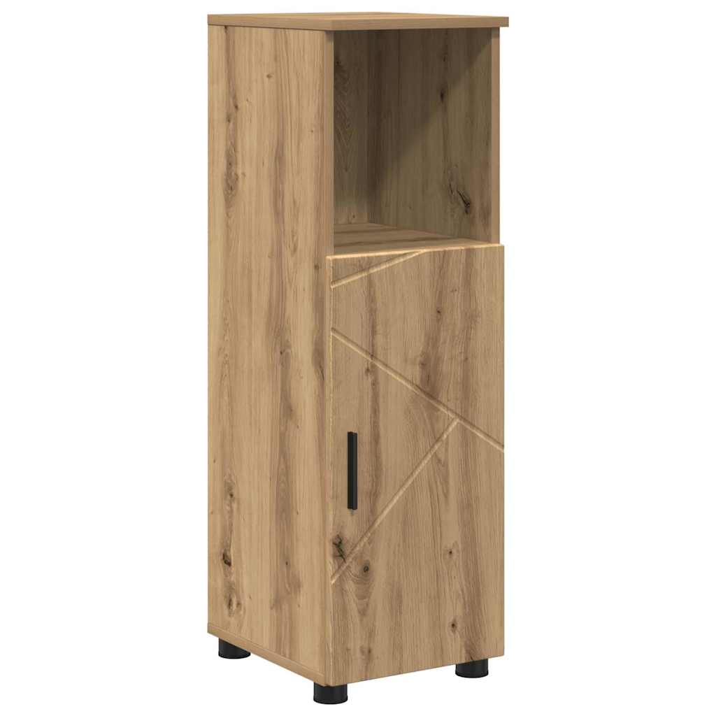 vidaXL Szafka Łazienkowa z drzwiami Dąb rzemieślniczy 30 x 35 x 95 cm