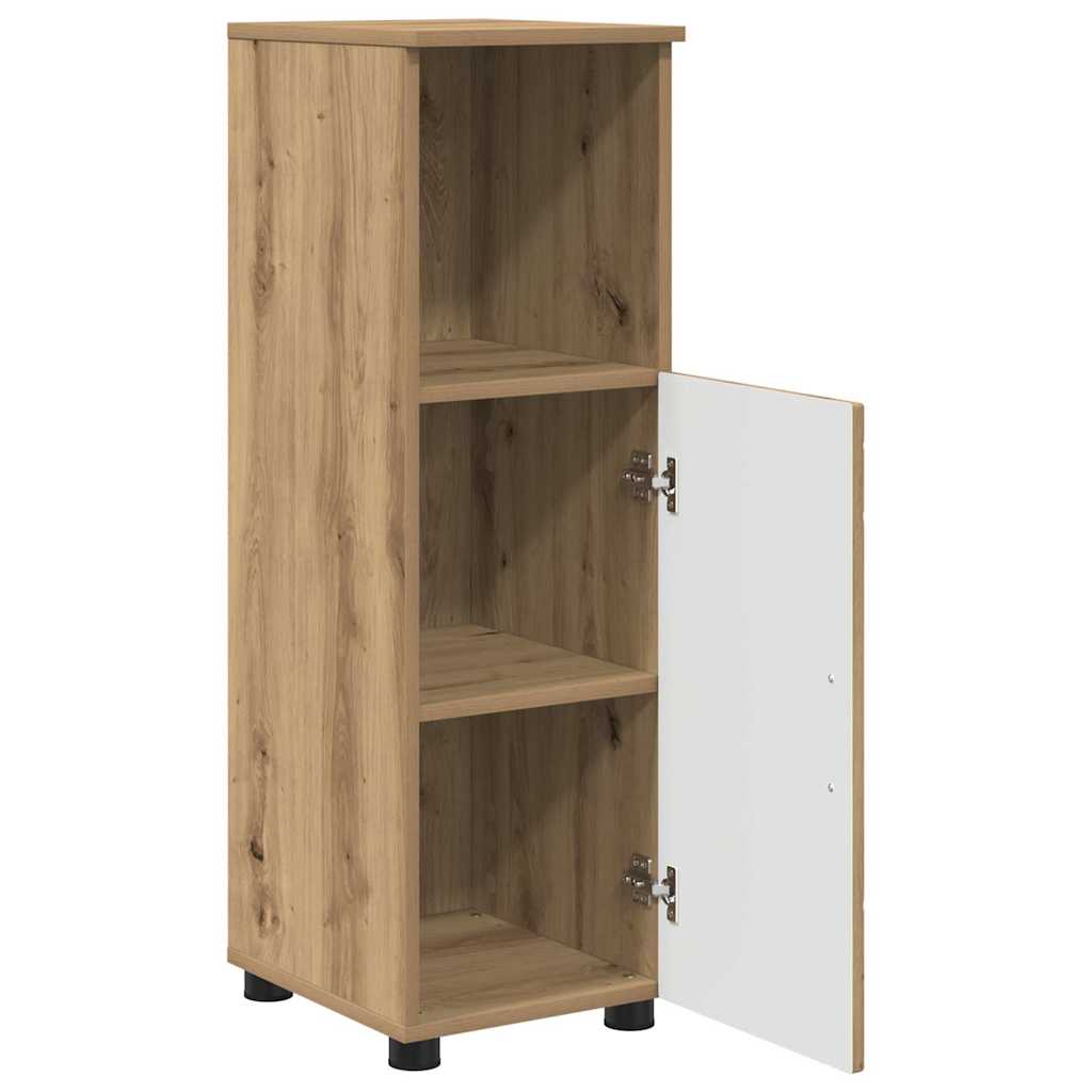 vidaXL Szafka Łazienkowa z drzwiami Dąb rzemieślniczy 30 x 35 x 95 cm