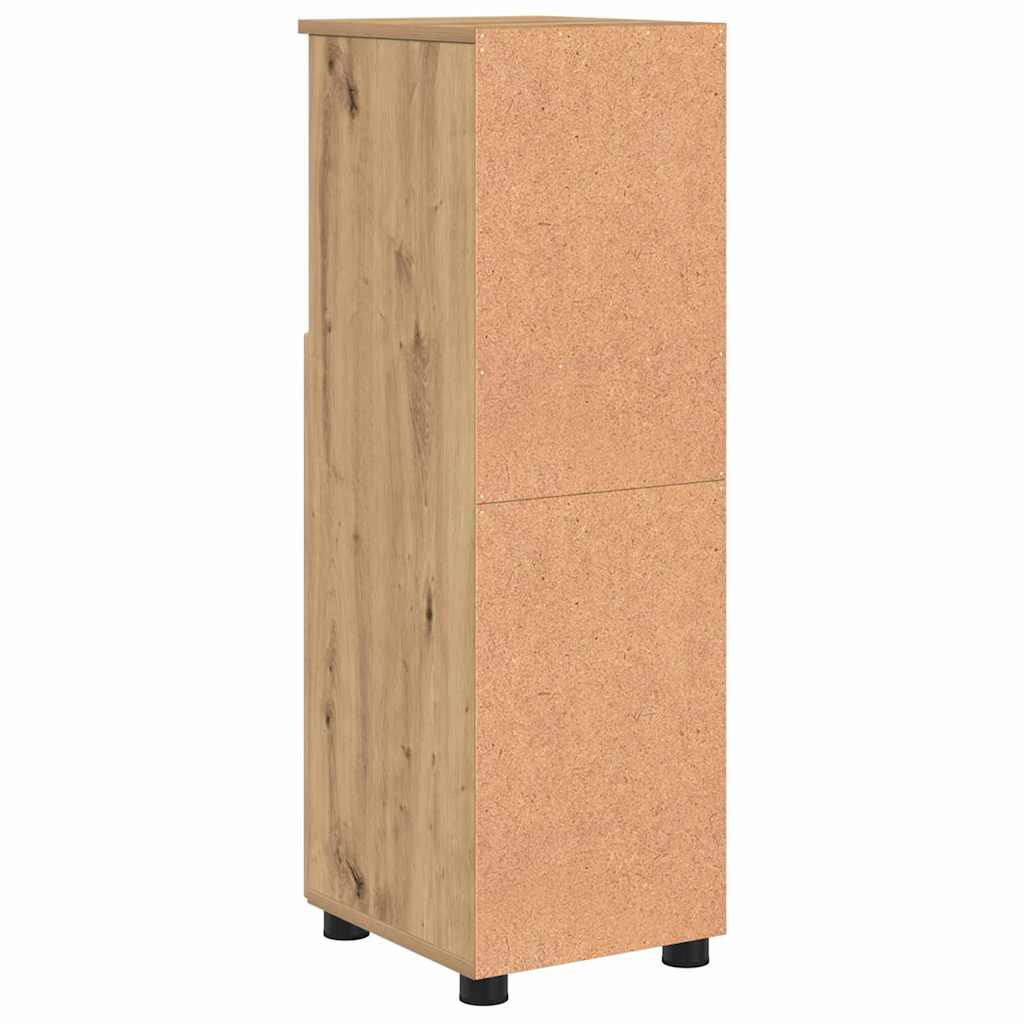 vidaXL Szafka Łazienkowa z drzwiami Dąb rzemieślniczy 30 x 35 x 95 cm