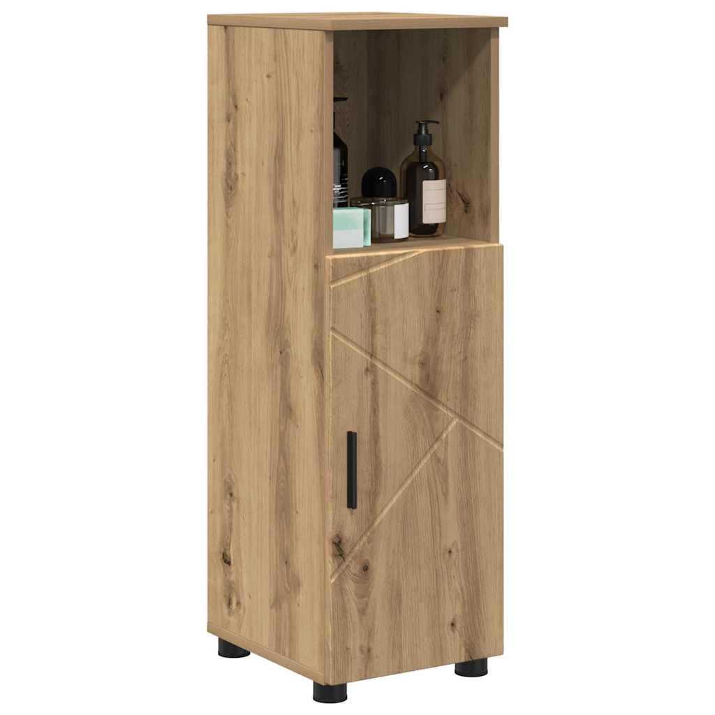 vidaXL Szafka Łazienkowa z drzwiami Dąb rzemieślniczy 30 x 35 x 95 cm