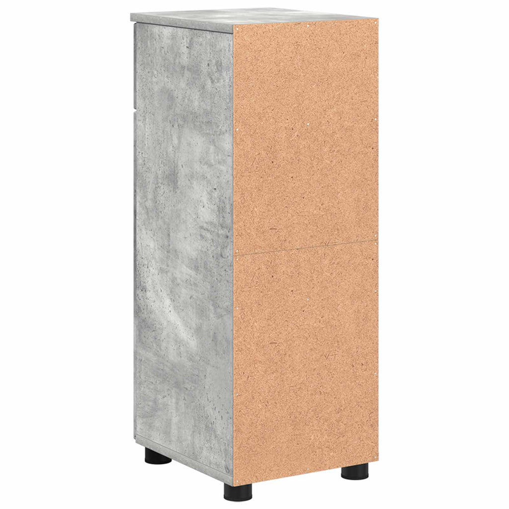 vidaXL Szafka Łazienkowa Betonowy szary 30 x 35 x 80 cm