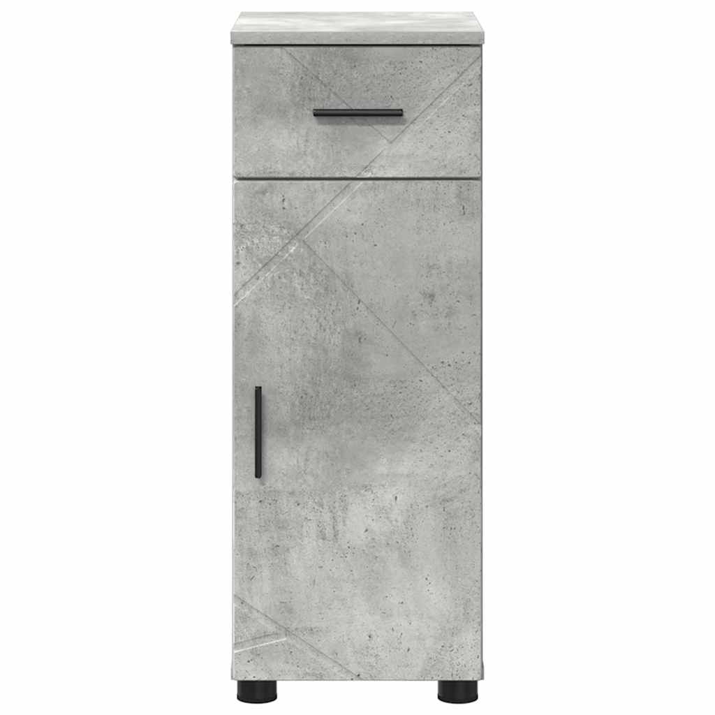 vidaXL Szafka Łazienkowa Betonowy szary 30 x 35 x 80 cm