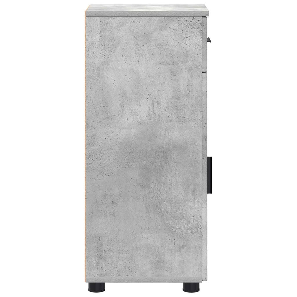 vidaXL Szafka Łazienkowa Betonowy szary 30 x 35 x 80 cm