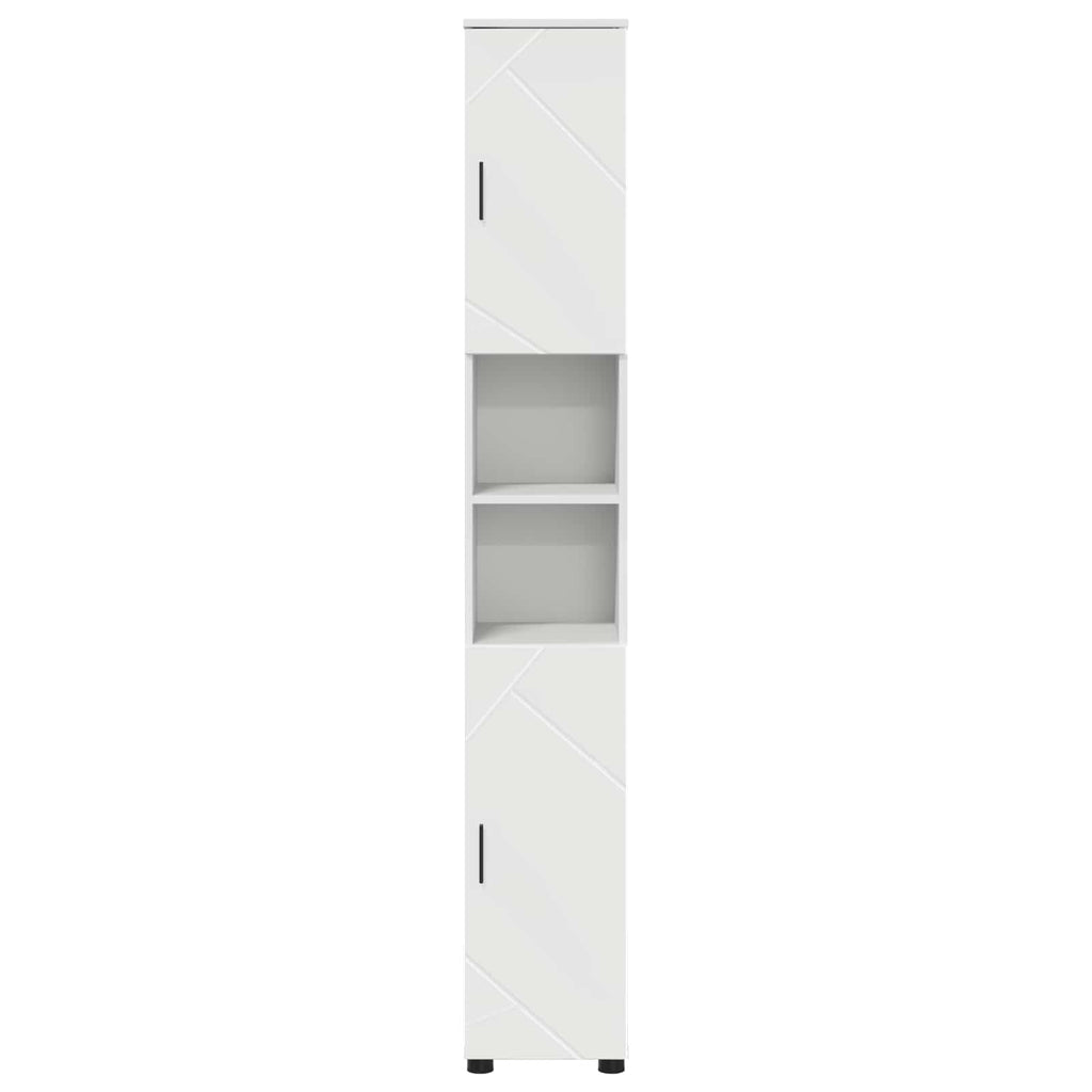 vidaXL Szafka Łazienkowa Biały 30 x 35 x 192 cm