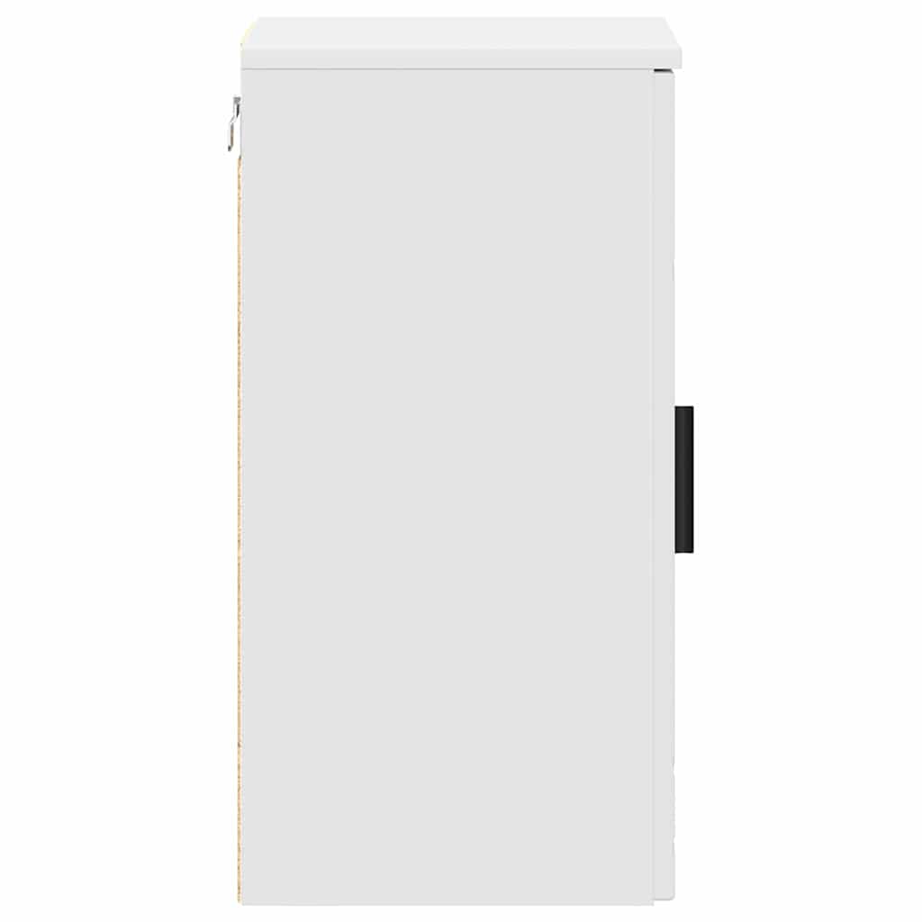 vidaXL Szafka Łazienkowa Montowane na ścianie Biały 30 x 31,5 x 61 cm