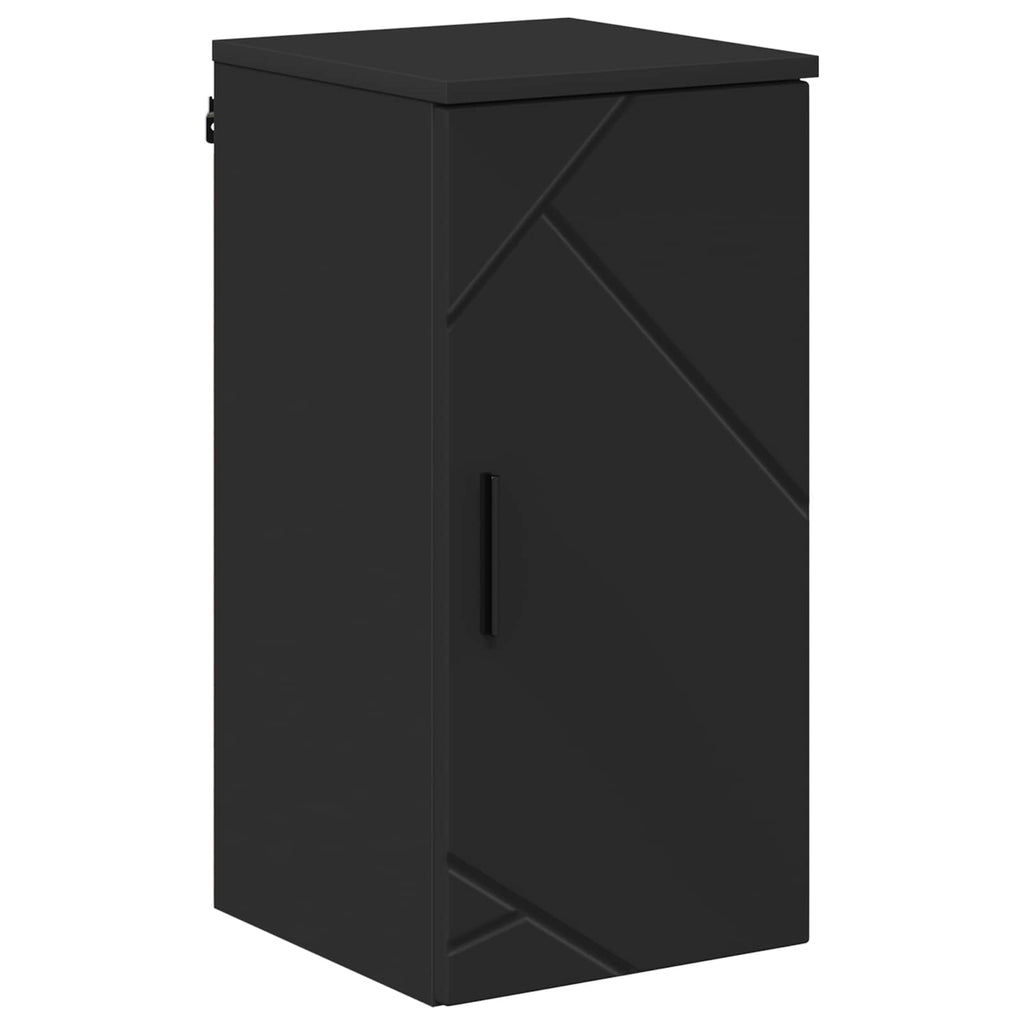 vidaXL Szafka Łazienkowa Czarny 30 x 31,5 x 61 cm