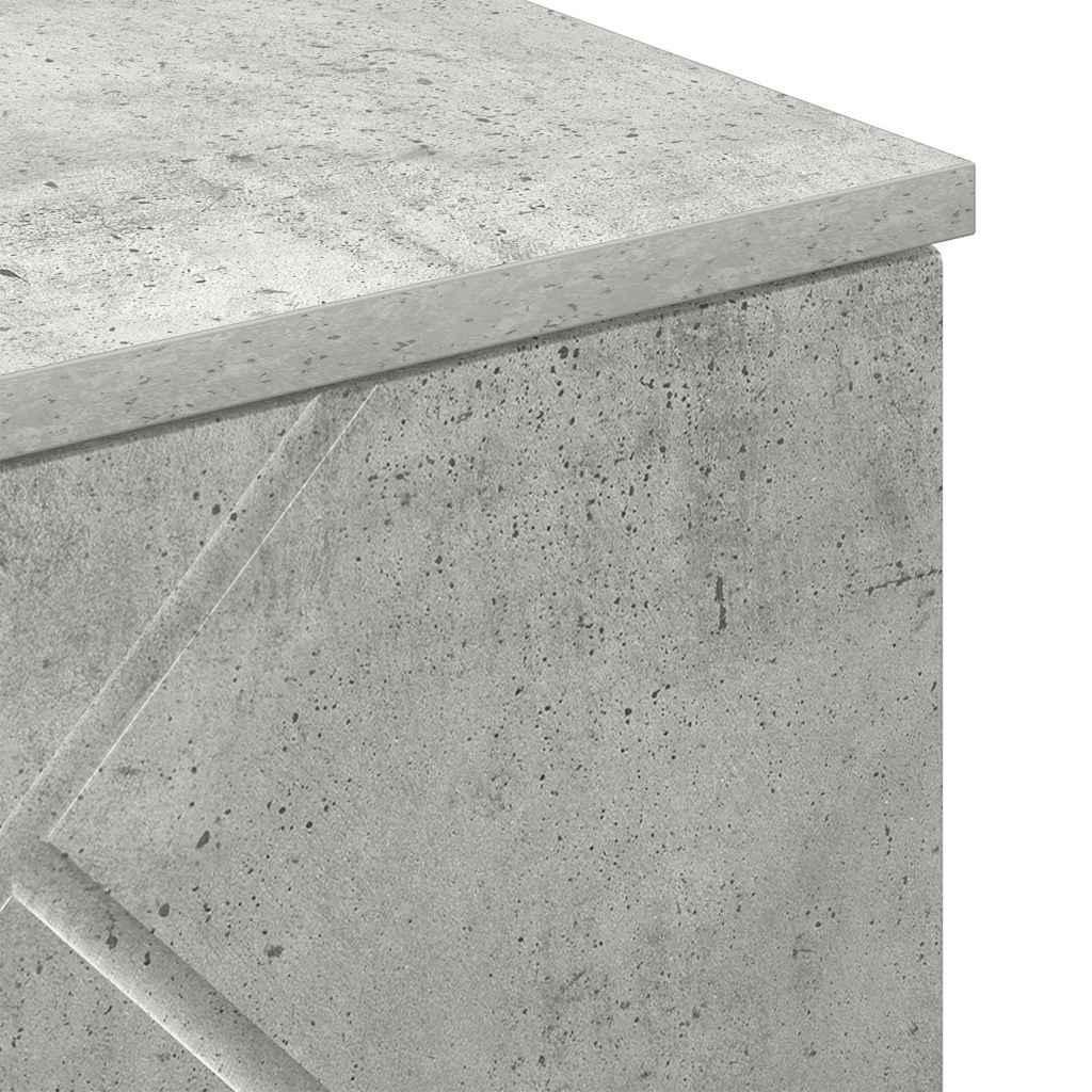 vidaXL Szafka Łazienkowa z drzwiami Betonowy szary 30 x 31,5 x 61 cm