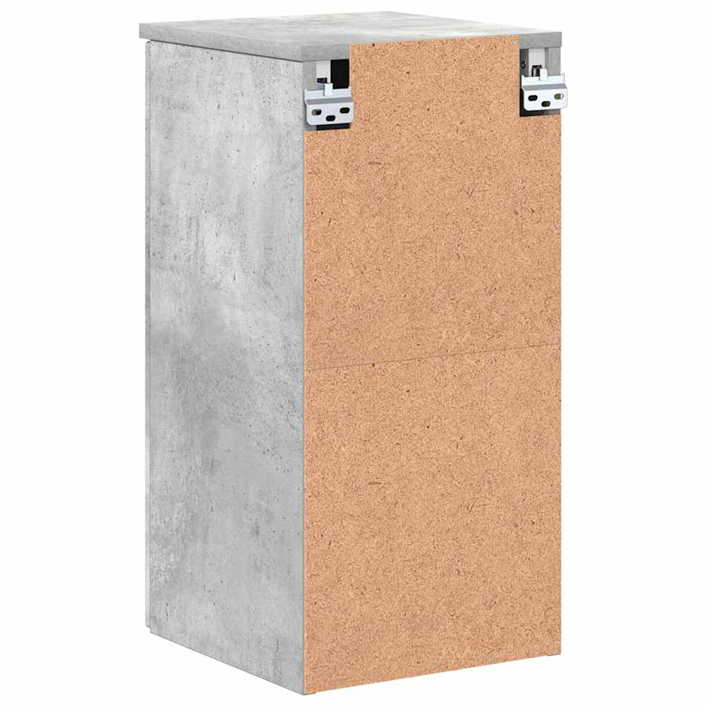 vidaXL Szafka Łazienkowa z drzwiami Betonowy szary 30 x 31,5 x 61 cm