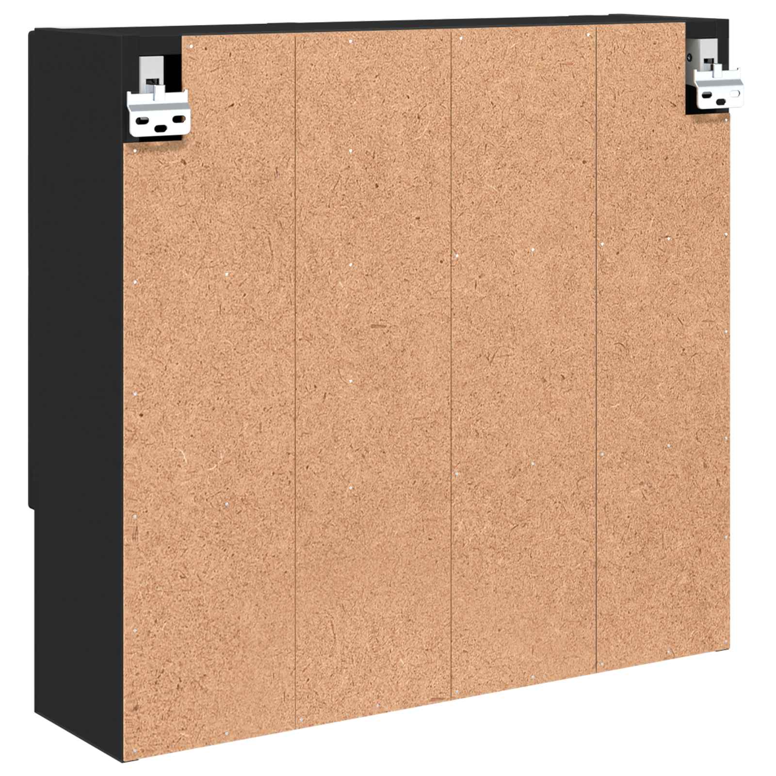 vidaXL Szafka z lustrem Czarny 59 x 17 x 55 cm Drewno inżynieryjne