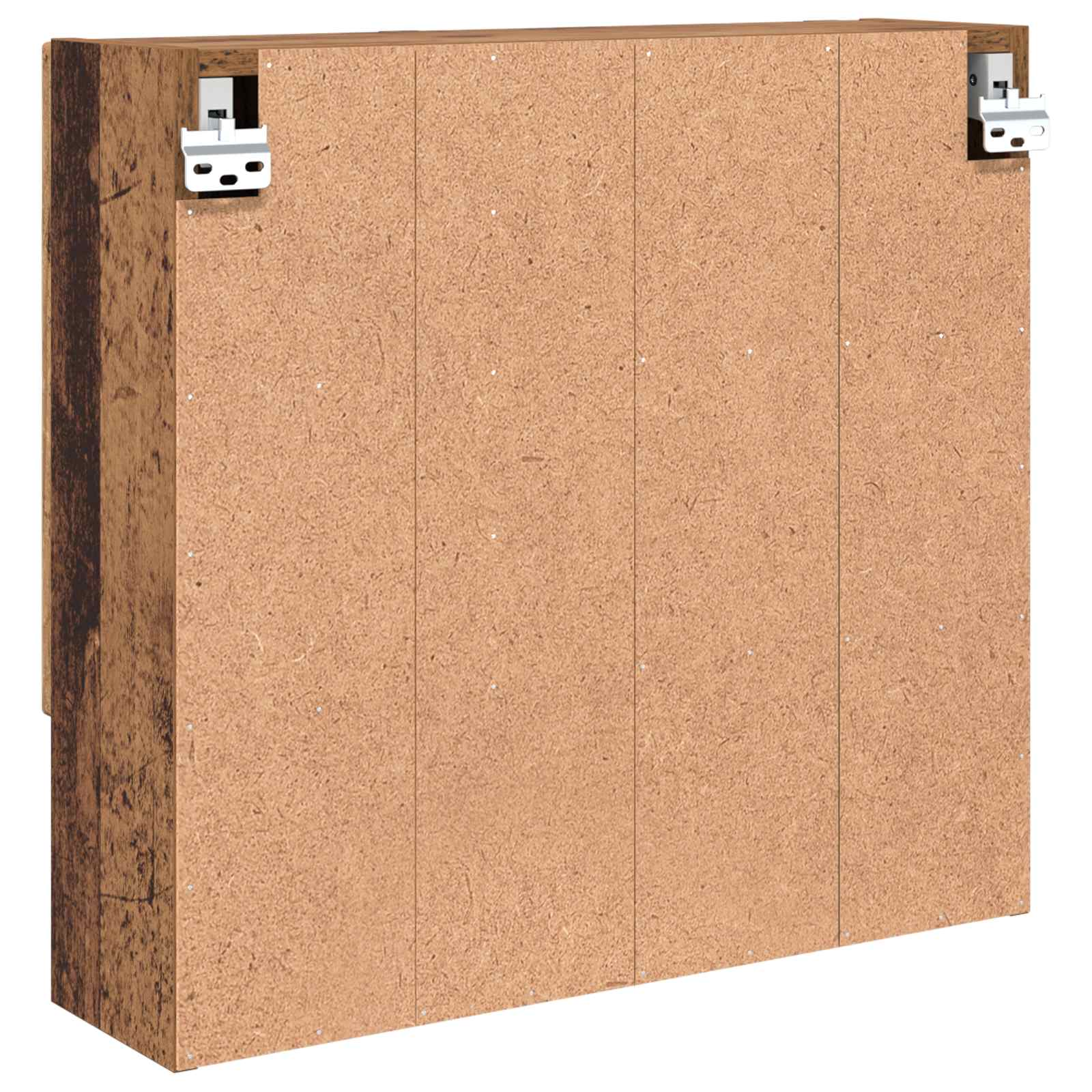vidaXL Szafka z lustrem Stare drewno 59 x 17 x 55 cm