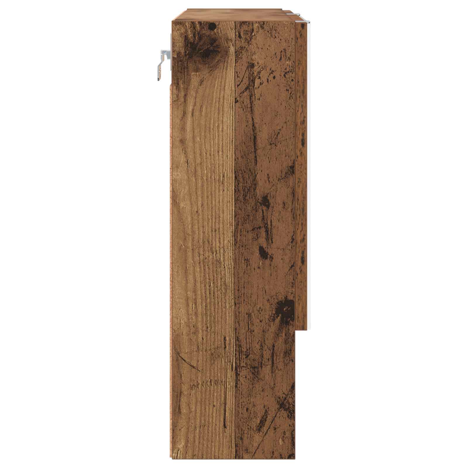 vidaXL Szafka z lustrem Stare drewno 59 x 17 x 55 cm