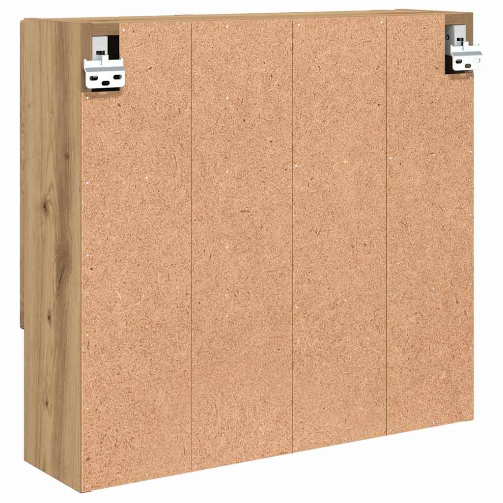 vidaXL Szafka z lustrem Dąb rzemieślniczy 59 x 17 x 55 cm