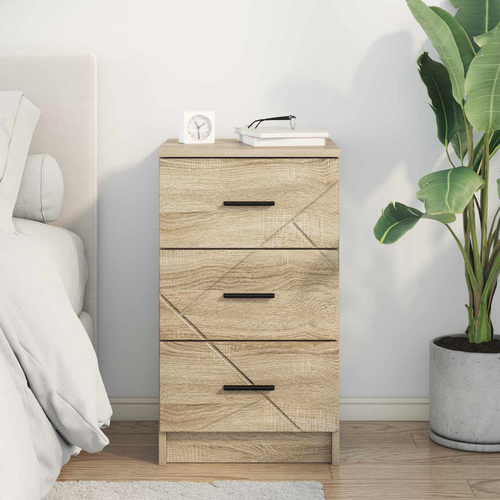 vidaXL Szafka Nocna dąb sonoma 38 x 38 x 66 cm Drewno inżynieryjne