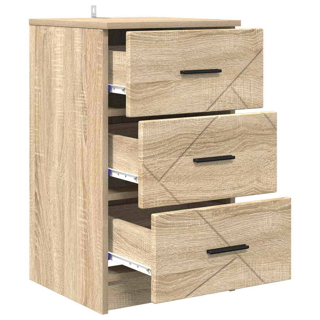 vidaXL Szafka Nocna dąb sonoma 38 x 38 x 66 cm Drewno inżynieryjne