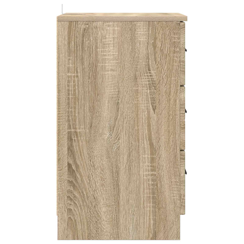 vidaXL Szafka Nocna dąb sonoma 38 x 38 x 66 cm Drewno inżynieryjne