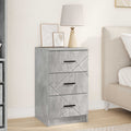 vidaXL Szafka Nocna Betonowy szary 38 x 38 x 66 cm Drewno inżynieryjne
