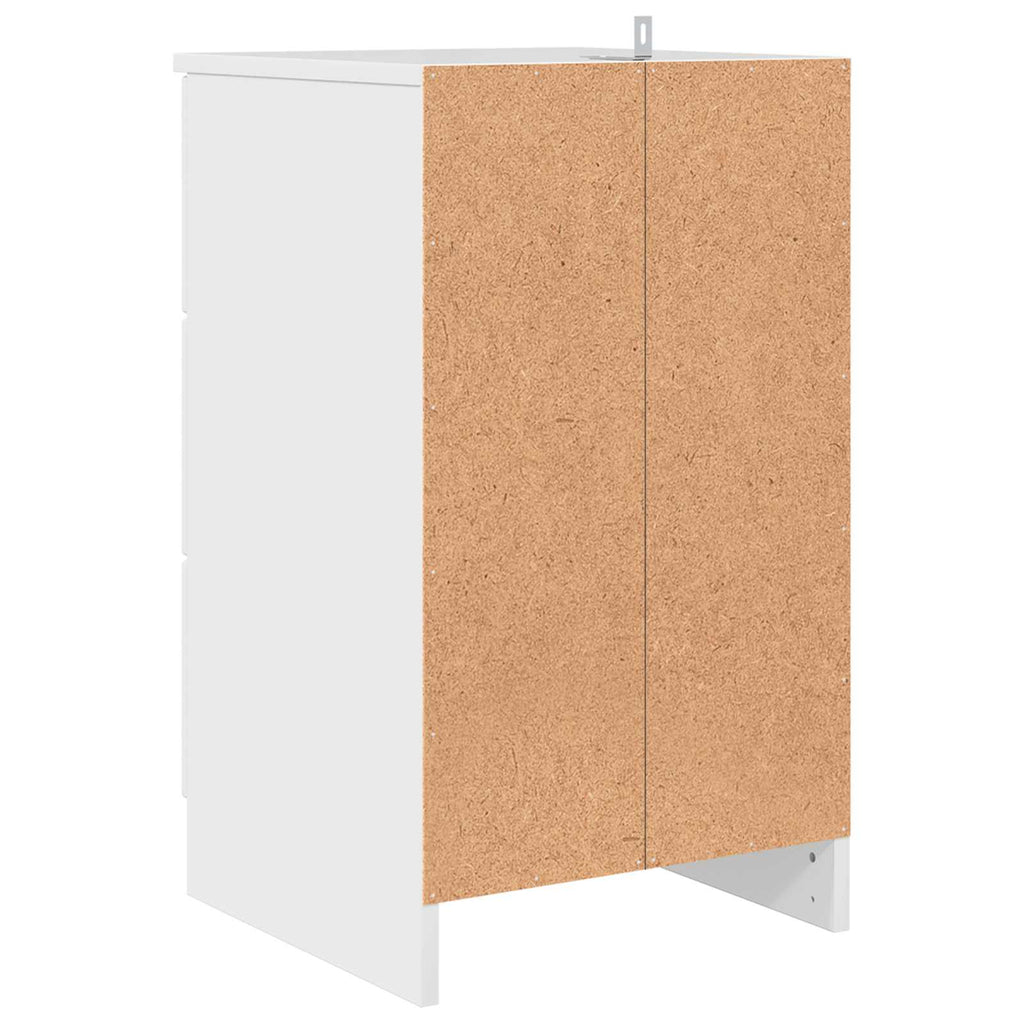 vidaXL Szafka Nocna Biały na wysoki połysk 38 x 38 x 66 cm