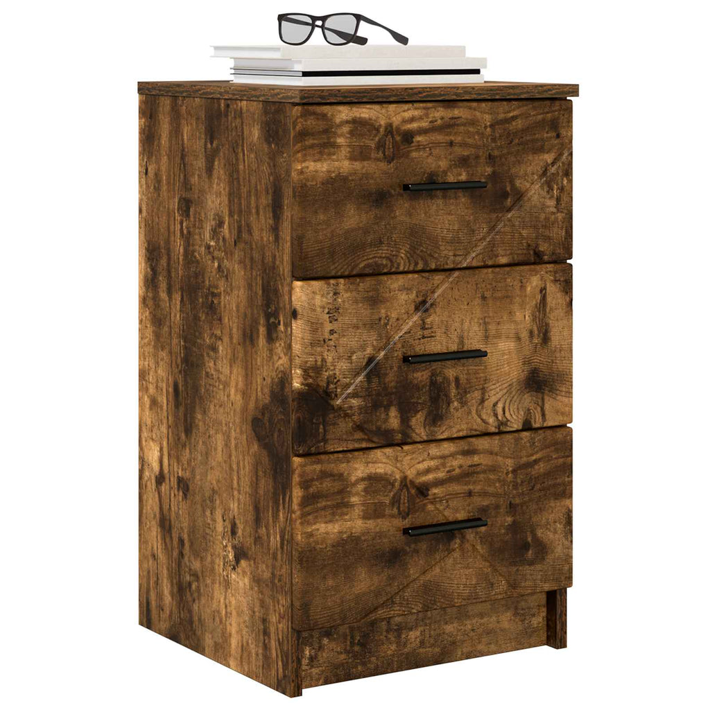vidaXL Szafka Nocna Wędzony dąb 38 x 38 x 66 cm Drewno inżynieryjne