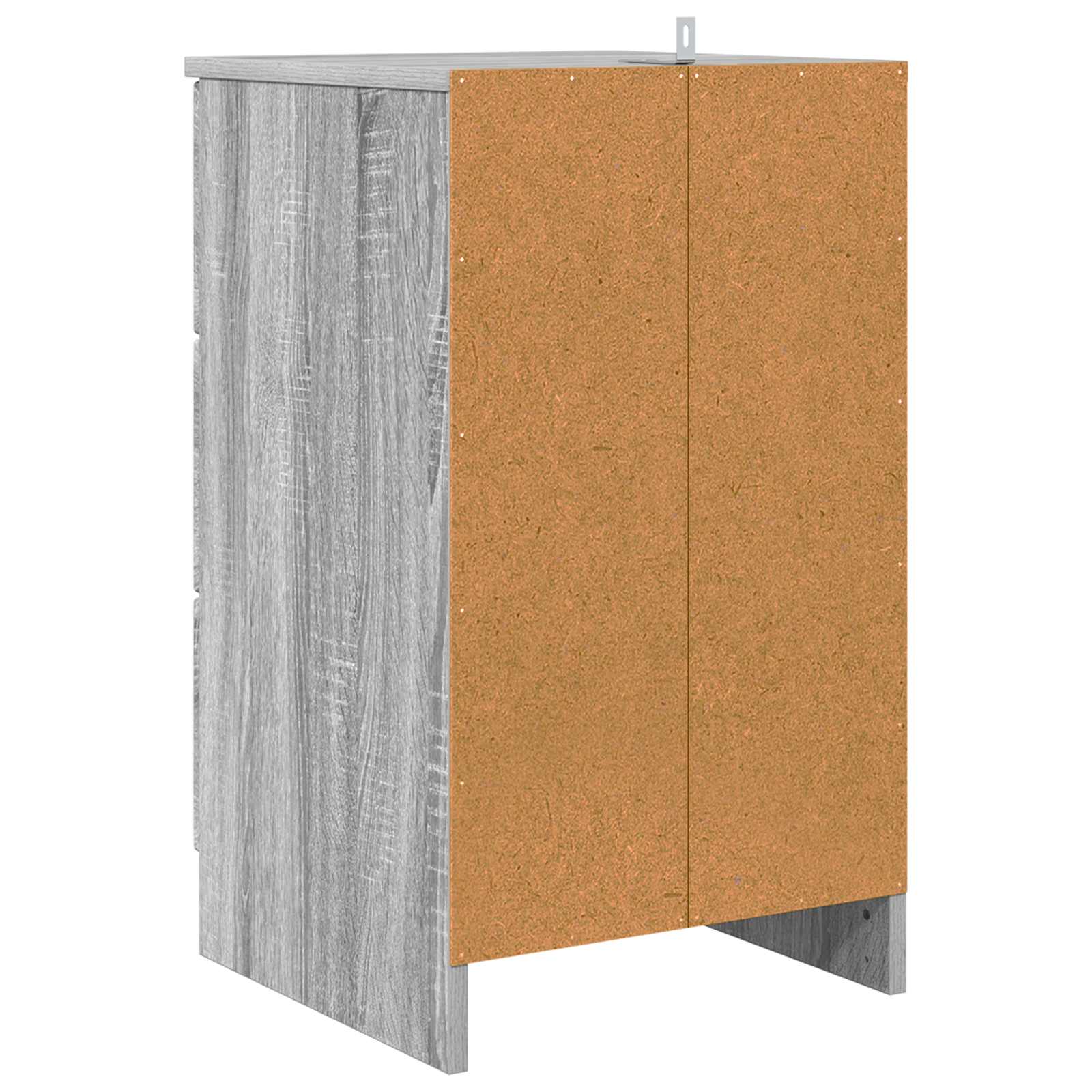 vidaXL Szafka Nocna Szary dąb sonoma 38 x 38 x 66 cm