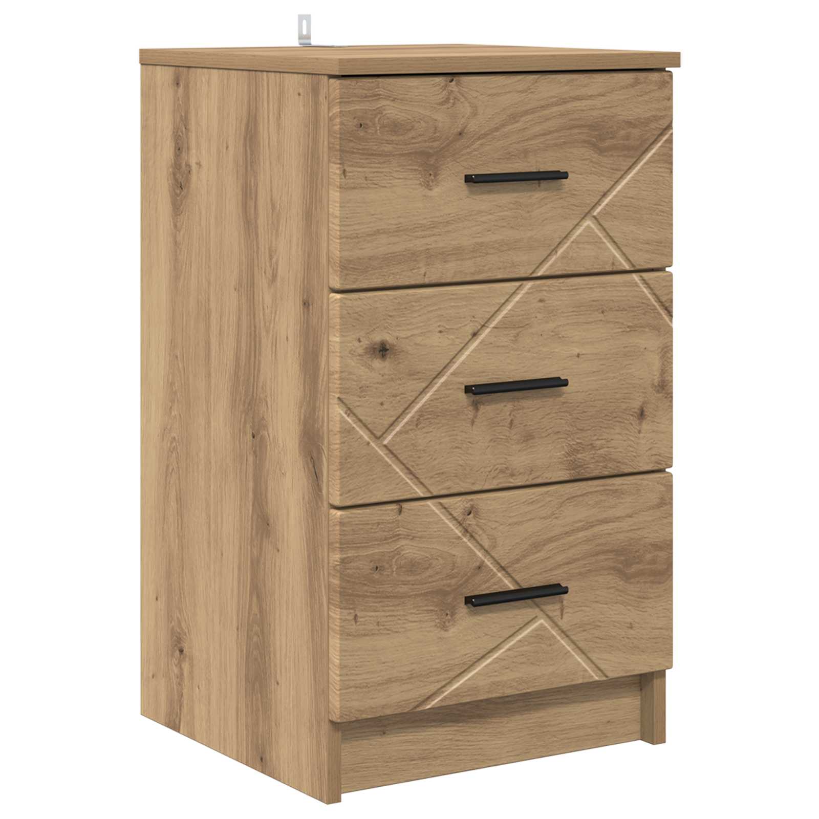 vidaXL Szafka Nocna dąb artisan 38 x 38 x 66 cm Drewno inżynieryjne