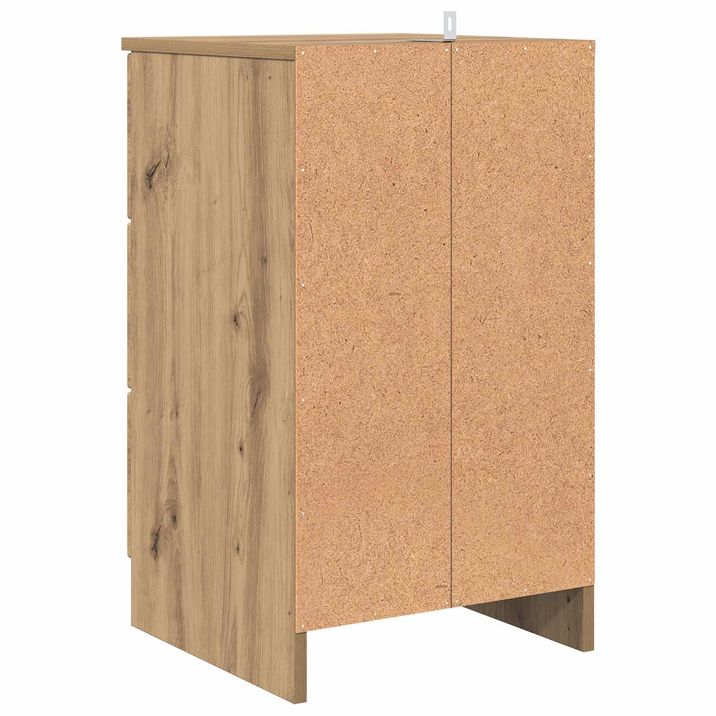 vidaXL Szafka Nocna dąb artisan 38 x 38 x 66 cm Drewno inżynieryjne