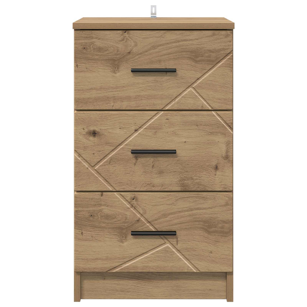 vidaXL Szafka Nocna dąb artisan 38 x 38 x 66 cm Drewno inżynieryjne