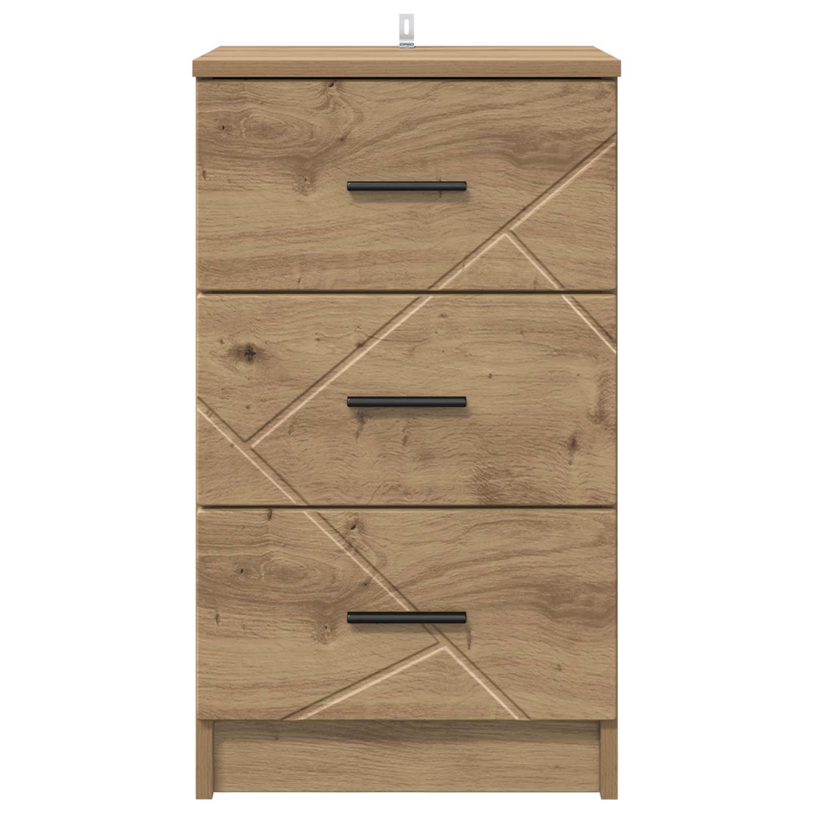 vidaXL Szafka Nocna dąb artisan 38 x 38 x 66 cm Drewno inżynieryjne